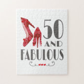 50e verjaardag Cadeau 50 en verbluffend cadeau Legpuzzel (Verticaal)