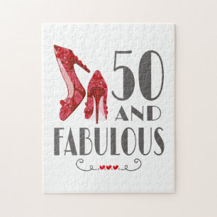 50e verjaardag Cadeau 50 en verbluffend cadeau Legpuzzel