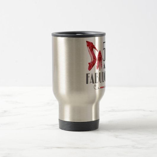 50e verjaardag Cadeau 50 en verbluffend cadeau Reisbeker (Center)