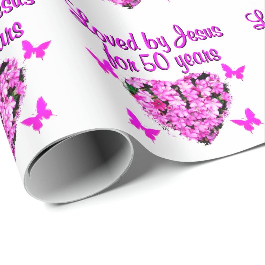  50E VERJAARDAG CADEAUPAPIER (Rol Hoek)