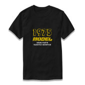 50e Verjaardag Cadeaus Funny Black T Shirten voor  T-shirt