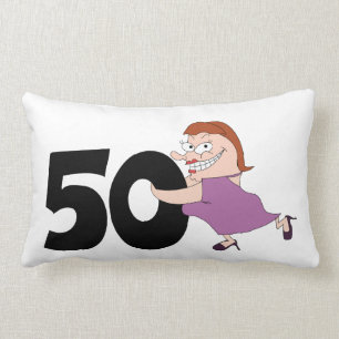 50e verjaardag cadeaus - Funny cartoon verjaardag Kussen
