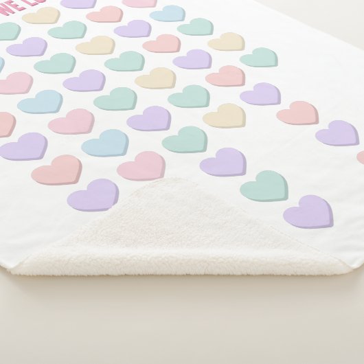 50e verjaardag cadeautjes - 50e die we van je houd sherpa deken (3/4)