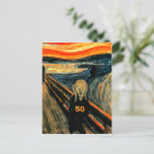 50e verjaardag cadeautjes, de schouwburg 50! briefkaart (Staand voorkant)