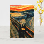 50e verjaardag cadeautjes, de schouwburg 50! kaart (Gele Bloem)