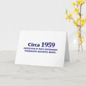 50e verjaardag cadeautjes! kaart (Gele Bloem)