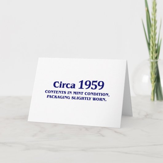 50e verjaardag cadeautjes! kaart (Voorkant)