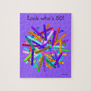 50e verjaardag cadeautjes legpuzzel