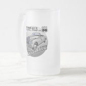 50e verjaardag cadeautjes matglas bierpul (Voorkant links)