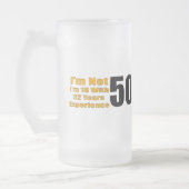 50e verjaardag cadeautjes matglas bierpul (Links)