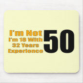 50e verjaardag cadeautjes muismat (Voorkant)