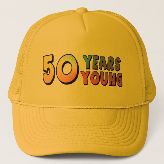 50e verjaardag cadeautjes trucker pet (Voorkant)