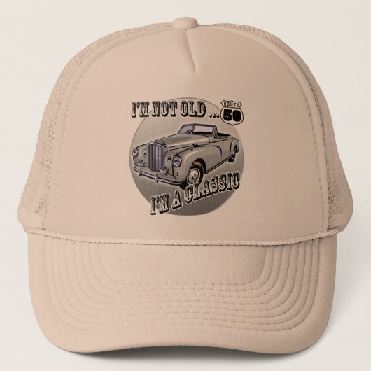 50e verjaardag cadeautjes trucker pet (Voorkant)