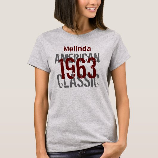 50e verjaardag Classic 1963 T-shirt (Voorkant)