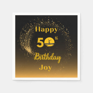 50e verjaardag cocktail servet