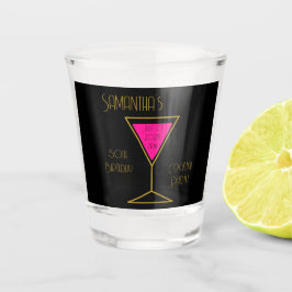 50e verjaardag Cocktail Zwart Goud Party Favor Shot Glas