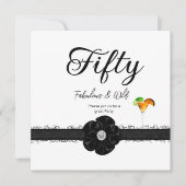 50e verjaardag Cocktails ballonnen Kaart (Voorkant)