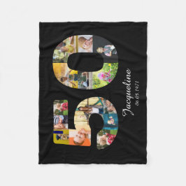 50e verjaardag Creëer Uw eigen multi-foto Fleece Deken