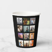 50e verjaardag Creëer Uw eigen multi-foto Papieren Bekers (Achterkant)