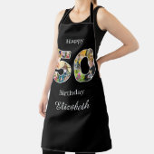 50e verjaardag Creëer Uw eigen multi-foto Schort (Insitu)