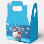 50e verjaardag Cupcake Bedankdoosjes (Open)