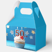 50e verjaardag Cupcake Bedankdoosjes (Achterkant)