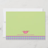 50e verjaardag Cupcakes Invitation Kaart (Achterkant)