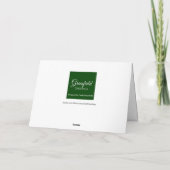 50e Verjaardag Custom Waterverf Rozen Strepen Kaart (Achterkant)