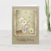 50e verjaardag Daisy Bouquet Kaart (Voorkant)