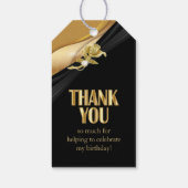 50e verjaardag - dank u cadeaulabel (Achterkant)