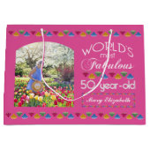 50e verjaardag De meest verbluffende Pareltjes Roz Groot Cadeauzakje (Voorkant)