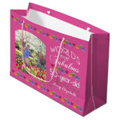 50e verjaardag De meest verbluffende Pareltjes Roz Groot Cadeauzakje (Voorkant Gekanteld)