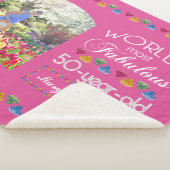 50e verjaardag De meest verbluffende Pareltjes Roz Sherpa Deken (3/4)