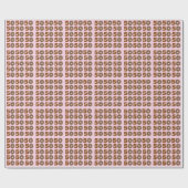 50e verjaardag Donut Kaart Cadeaupapier (Vlak)