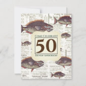 50e verjaardag Duitse krant Vis Kaart (Voorkant)