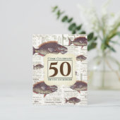50e verjaardag Duitse krant Vis Kaart (Staand voorkant)