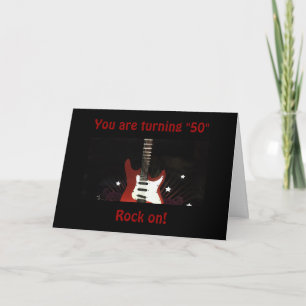 50E VERJAARDAG DUS ROCK ON VOOR JOU "STILL ROCK!" KAART
