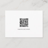50e verjaardag E-mail RSVP Gouden confetti QR-code Informatiekaartje (Achterkant)