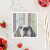 50e verjaardag een halve eeuw en fantastisch servet (Insitu)