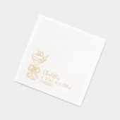 50e verjaardag een klein beetje ouder martini juic folie servetten (Links)