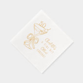 50e verjaardag een klein beetje ouder martini juic folie servetten (Rechts)