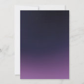 50e verjaardag Elegant Paars Fabulous 50 Kaart (Achterkant)