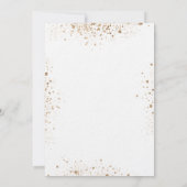 50e verjaardag eucalyptus greenery glitter luxe kaart (Achterkant)