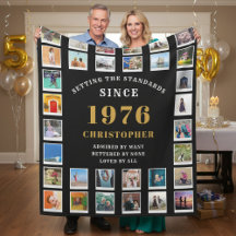 50e verjaardag familieherinneringen fotocollage