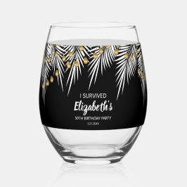 50e verjaardag Favor Drinkware Set Wijnglas Zonder Voet