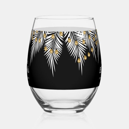 50e verjaardag Favor Drinkware Set Wijnglas Zonder Voet (Rechts)