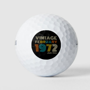  50e verjaardag februari 1972 golfballen