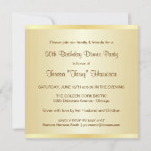 50e verjaardag feestdagen - Creëer uw eigen uitnod Kaart (Achterkant)