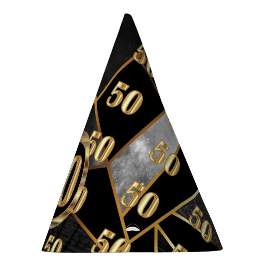 50e verjaardag feesthoedjes (Rechts)