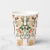 50e  verjaardag Floral Papieren Bekers (Rechts)